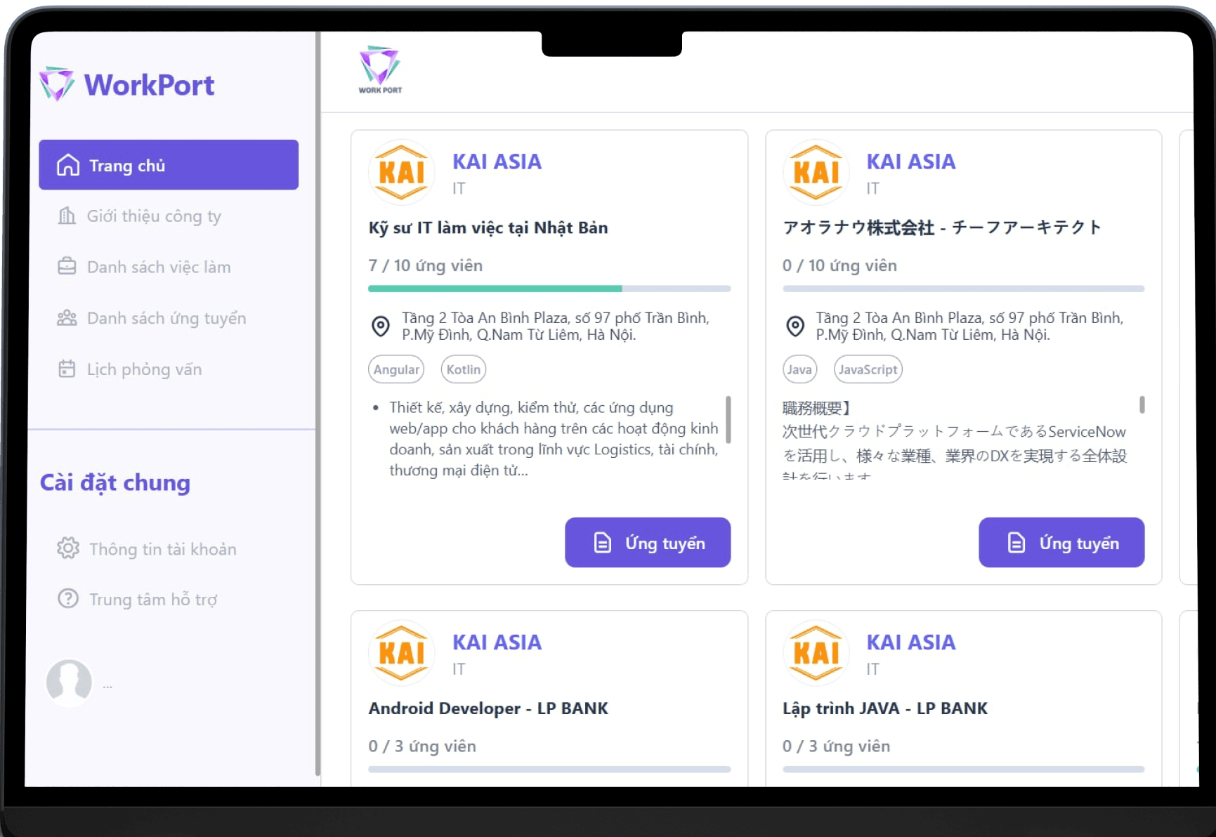  WorkPort Web App